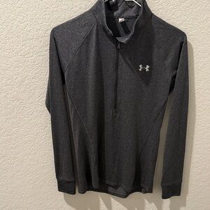 Women’s Under Armour Dark Gray Half-Zip Pullover